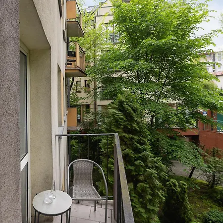 Apartment with Balcony - Łobzowska 57 street Apartament